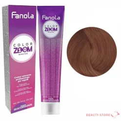   Fanola Color Zoom 10 Minutes - Hajfesték 100ml - 7.4 Réz Szőke 