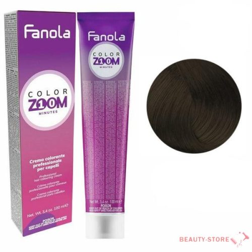 Fanola Color Zoom 10 Minutes - Hajfesték 100ml - 4.71 Hideg Gesztenye Barna