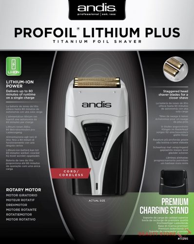 Andis ProFoil™ Lithium Titanium Foil Shaver Plus villanyborotva (EU)