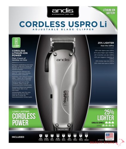 Andis Cordless USPro Li™ vezeték nélküli hajvágó gép (EU)