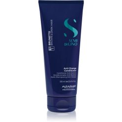   Alfaparf Semi di Lino Brunette Anti-Orange hamvasító balzsam barna hajra 200 ml