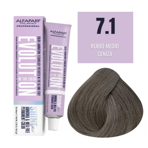 Alfaparf Evolution Shine Effect 7.1 hajfesték – 60ml
