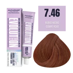 Alfaparf Evolution Shine Effect 7.46 hajfesték – 60ml