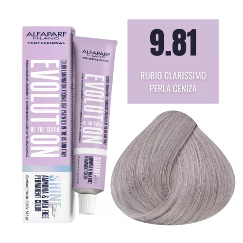 Alfaparf Evolution Shine Effect 9.81 hajfesték – 60ml