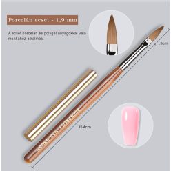 Born Pretty ecset - porcelán 1,9cm #10