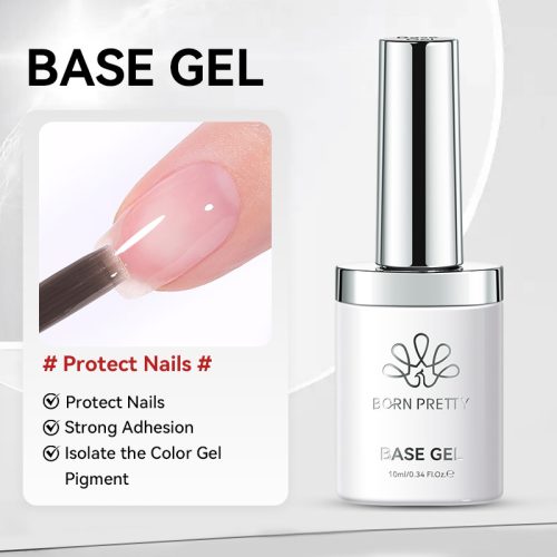 Born Pretty TERRA - F01 - Base Coat 10 ml - Normál sűrűségű alapzselé