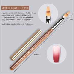 Born Pretty ecset - ombre 1,5 cm