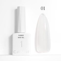 CANNI HEMA FREE Rubber Base Gel - 9 ml - X01 Milky