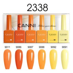 CANNI HEMA FREE UV/LED gél lakk szett 6x9ml - 2338