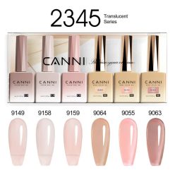 CANNI HEMA FREE UV/LED gél lakk szett 6x9ml - 2345