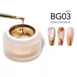 CANNI 5in1 Metallic Painting Gel 10g - BG03 Gold