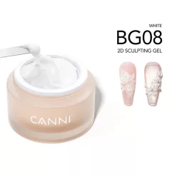 CANNI 2D Sculpting Gel gyurmazselé 10g - BG08 White