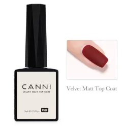 CANNI HEMA és TPO mentes  Velvet Matt Top Coat 9ml