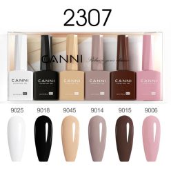   CANNI HEMA és TPO mentes UV/LED gél lakk szett 6x9ml - 2307 - Classic Couture