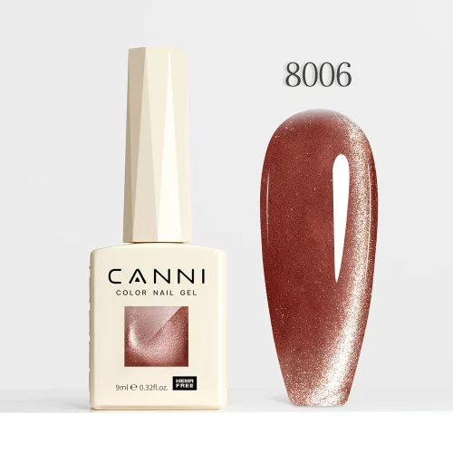 CANNI HEMA FREE UV/LED gél lakk 9ml No.8006