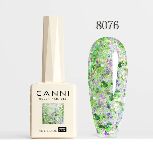 CANNI HEMA FREE UV/LED gél lakk 9ml No.8076