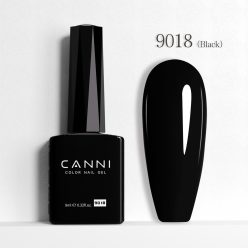 CANNI HEMA és TPO mentes UV/LED gél lakk 9ml No.9018 black