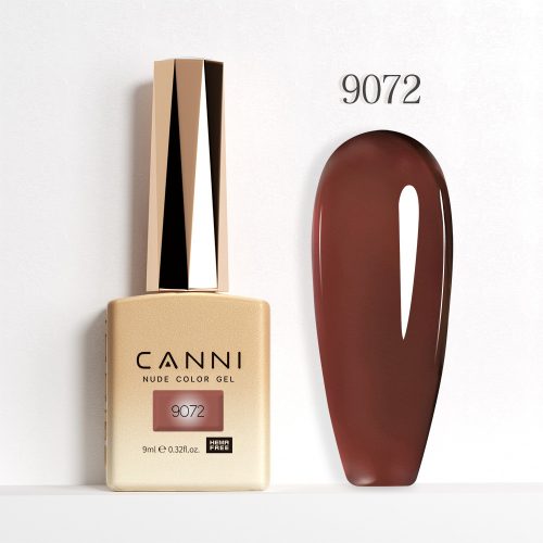 CANNI HEMA és TPO mentes  UV/LED gél lakk 9ml No.9072