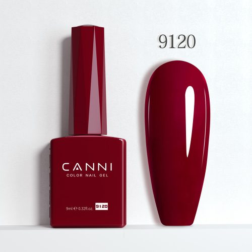 CANNI HEMA és TPO mentes  UV/LED gél lakk 9ml No.9120 (Glossy Effect)