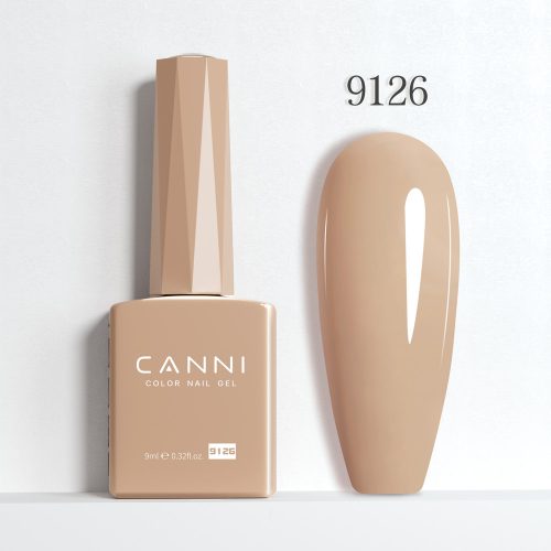 CANNI HEMA és TPO mentes  UV/LED gél lakk 9ml No.9126
