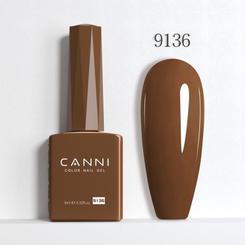 CANNI HEMA és TPO mentes  UV/LED gél lakk 9ml No.9136