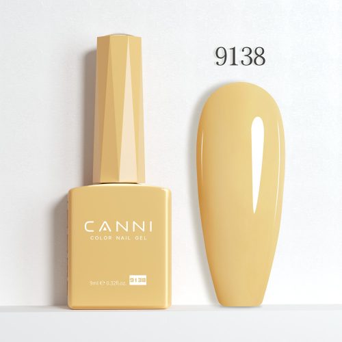 CANNI HEMA és TPO mentes  UV/LED gél lakk 9ml No.9138