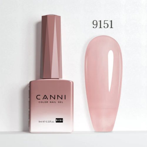 CANNI HEMA és TPO mentes  UV/LED gél lakk 9ml No.9151
