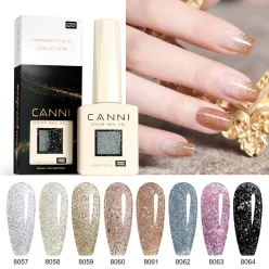 CANNI HEMA FREE szett 8x9ml - Diamond Glitter Collection