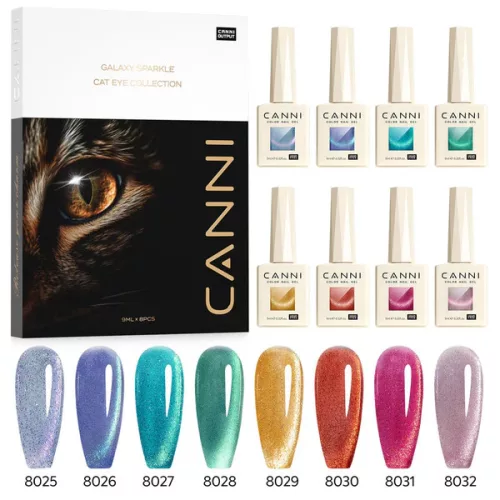 CANNI HEMA FREE szett 8x9ml - Galaxy Gaze Collection