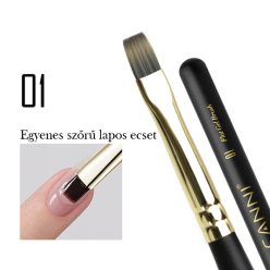   CANNI Prémium ecset No.01 - Egyenes szőrű lapos ecset 9 mm