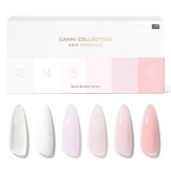 CANNI HEMA FREE Quick Builder Gel szett - 6x9 ml - Q1