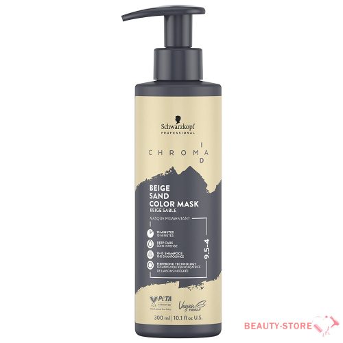 Schwarzkopf Chroma ID színező pakolás 300 ml 9,5-4  Beige Sand