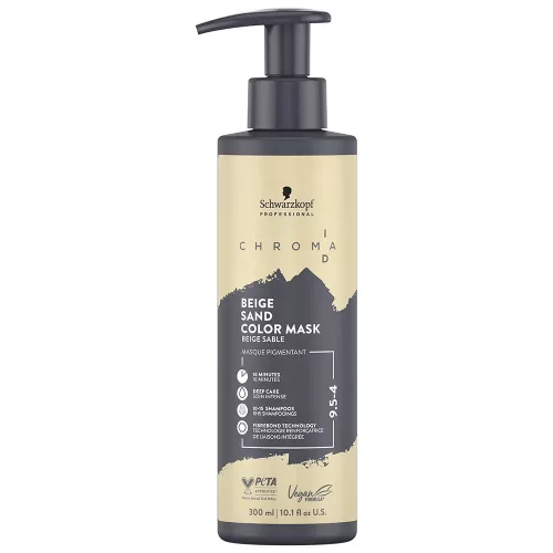 Schwarzkopf Chroma ID színező pakolás 300 ml 9,5-4  Beige Sand