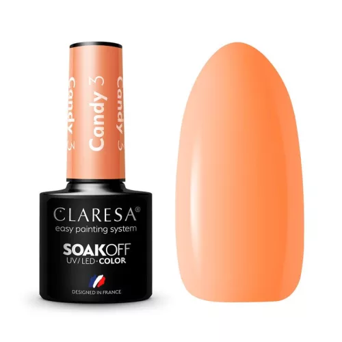 CLARESA UV/LED gél lakk 5g - CANDY 3
