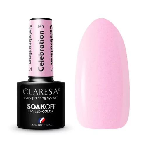 CLARESA UV/LED gél lakk 5g - CELEBRATION 3