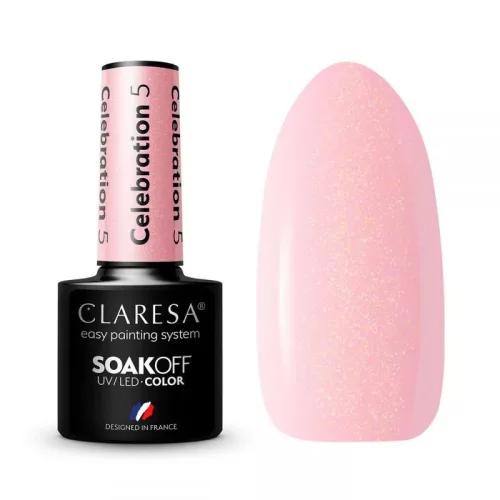 CLARESA UV/LED gél lakk 5g - CELEBRATION 5
