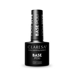  CLARESA UV/LED Poli Base Gel - 5g - porcelánporral dúsított base gél