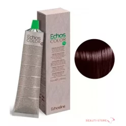    Echosline Echos Color PPD és rezorcin mentes vegán hajfesték 100ml 6.72 sötét szőke meleg barna