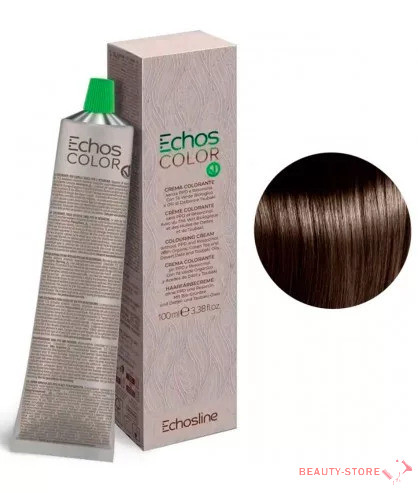 Echosline Echos Color PPD és rezorcin mentes vegán hajfesték 100ml 6.0 sötét szőke