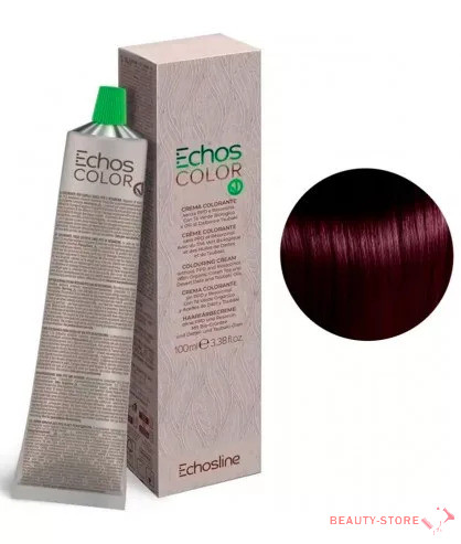  Echosline Echos Color PPD és rezorcin mentes vegán hajfesték 100ml 4.55 közép gesztenye mahagóni