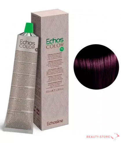  Echosline Echos Color PPD és rezorcin mentes vegán hajfesték 100ml 4.22 közép gesztenye intenzív viola