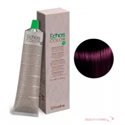   Echosline Echos Color PPD és rezorcin mentes vegán hajfesték 100ml 5.22 violágos gesztenye intenzív viola