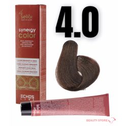   Echosline Seliár Synergy Color ammóniamentes hajfesték 100ml  4.0 gesztenye