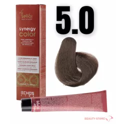   Echosline Seliár Synergy Color ammóniamentes hajfesték 100ml 5.0 világos gesztenye