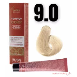   Echosline Seliár Synergy Color ammóniamentes hajfesték 100ml 9.0 nagyon világos szőke