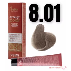   Echosline Seliár Synergy Color ammóniamentes hajfesték 100ml 8.01 világos természetes hamu szőke