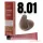 Echosline Seliár Synergy Color ammóniamentes hajfesték 100ml 8.01 világos természetes hamu szőke