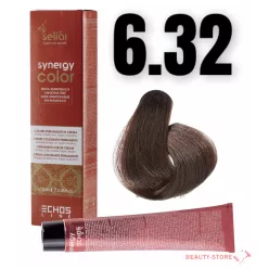   Echosline Seliár Synergy Color ammóniamentes hajfesték 100ml 6.32 sötét bézs szőke