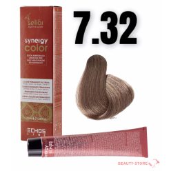   Echosline Seliár Synergy Color ammóniamentes hajfesték 100ml 7.32 bézs szőke