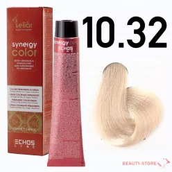   Echosline Seliár Synergy Color ammóniamentes hajfesték 100ml 10.32 platina bézs szőke